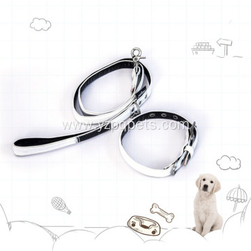 Wholesale PU Custom Logo Pet Dog Collars